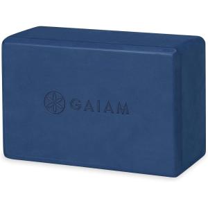 imageGaiam Yoga Block  Supportive LatexFree Eva Foam  Soft NonSlip Surface with Beveled Edges for Yoga Pilates Meditation  Yoga Accessories for Stability Balance Deepen StretchesIndigo Ink