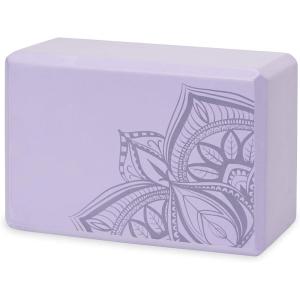 imageGaiam Yoga Block  Supportive LatexFree Eva Foam  Soft NonSlip Surface with Beveled Edges for Yoga Pilates Meditation  Yoga Accessories for Stability Balance Deepen StretchesLilac Print