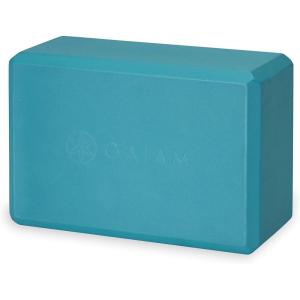 imageGaiam Yoga Block  Supportive LatexFree Eva Foam  Soft NonSlip Surface with Beveled Edges for Yoga Pilates Meditation  Yoga Accessories for Stability Balance Deepen StretchesVivid Blue