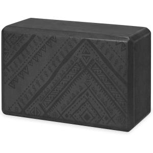 imageGaiam Yoga Block  Supportive LatexFree Eva Foam  Soft NonSlip Surface with Beveled Edges for Yoga Pilates Meditation  Yoga Accessories for Stability Balance Deepen StretchesNavajo Black