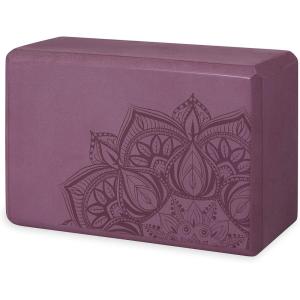 imageGaiam Yoga Block  Supportive LatexFree Eva Foam  Soft NonSlip Surface with Beveled Edges for Yoga Pilates Meditation  Yoga Accessories for Stability Balance Deepen StretchesAthenian Blush