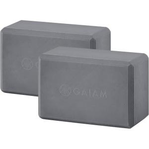 imageGaiam Yoga Block  Supportive LatexFree Eva Foam  Soft NonSlip Surface with Beveled Edges for Yoga Pilates Meditation  Yoga Accessories for Stability Balance Deepen StretchesGrey
