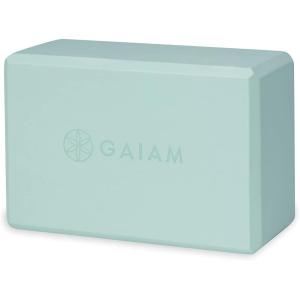 imageGaiam Yoga Block  Supportive LatexFree Eva Foam  Soft NonSlip Surface with Beveled Edges for Yoga Pilates Meditation  Yoga Accessories for Stability Balance Deepen StretchesCool Mint