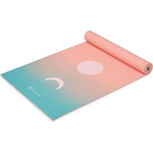 imageGaiam Yoga Mat  Premium 6mm Print Extra Thick Non Slip Exercise ampamp Fitness Mat for All Types of Yoga Pilates ampamp Floor Workouts 68quotL x 24quotW x 6mm ThickPastel Moon Phases