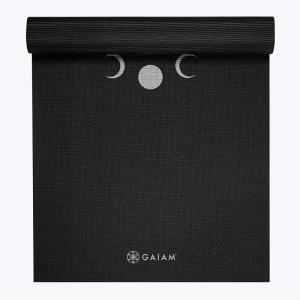 imageGaiam Yoga Mat  Premium 6mm Print Extra Thick Non Slip Exercise ampamp Fitness Mat for All Types of Yoga Pilates ampamp Floor Workouts 68quotL x 24quotW x 6mm ThickNew Moon