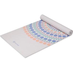 imageGaiam Yoga Mat  Premium 6mm Print Extra Thick Non Slip Exercise ampamp Fitness Mat for All Types of Yoga Pilates ampamp Floor Workouts 68quotL x 24quotW x 6mm ThickRainbow Trance
