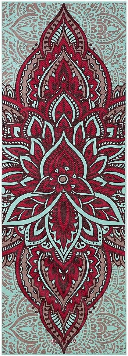 imageGaiam Yoga Mat  Premium 6mm Print Reversible Extra Thick Non Slip Exercise ampamp Fitness Mat for All Types of Yoga Pilates ampamp Floor Workouts 68quot x 24quot x 6mm ThickZara Rogue