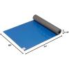 imageGaiam DryGrip Yoga Mat  5mm Thick NonSlip Exercise ampamp Fitness Mat for Standard or Hot Yoga Pilates and Floor Workouts  Cushioned Support NonSlip Coat  68 x 24 InchesBlue