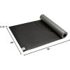 imageGaiam DryGrip Yoga Mat  5mm Thick NonSlip Exercise ampamp Fitness Mat for Standard or Hot Yoga Pilates and Floor Workouts  Cushioned Support NonSlip Coat  68 x 24 InchesBlack XL