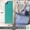 imageGaiam Solid Color Yoga Mat Non Slip Exercise ampamp Fitness Mat for All Types of Yoga Pilates ampamp Floor ExercisesVibrant Viridian