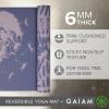 imageGaiam Yoga Mat  Premium 6mm Print Reversible Extra Thick Non Slip Exercise ampamp Fitness Mat for All Types of Yoga Pilates ampamp Floor Workouts 68quot x 24quot x 6mm ThickDandelion Fossil