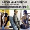 imageGaiam Yoga Mat  Premium 6mm Print Reversible Extra Thick Non Slip Exercise ampamp Fitness Mat for All Types of Yoga Pilates ampamp Floor Workouts 68quot x 24quot x 6mm ThickPlum Etching