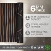 imageGaiam Yoga Mat  Premium 6mm Print Reversible Extra Thick Non Slip Exercise ampamp Fitness Mat for All Types of Yoga Pilates ampamp Floor Workouts 68quot x 24quot x 6mm ThickCosmic Energy