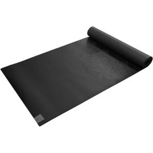 imageGaiam DryGrip Yoga Mat  5mm Thick NonSlip Exercise ampamp Fitness Mat for Standard or Hot Yoga Pilates and Floor Workouts  Cushioned Support NonSlip Coat  68 x 24 InchesBlack