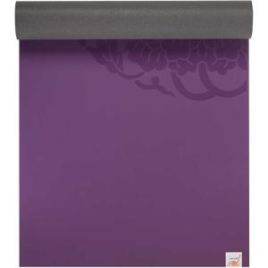 imageGaiam DryGrip Yoga Mat  5mm Thick NonSlip Exercise ampamp Fitness Mat for Standard or Hot Yoga Pilates and Floor Workouts  Cushioned Support NonSlip Coat  68 x 24 InchesPurple