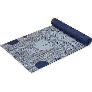 imageGaiam Yoga Mat  Premium 6mm Print Reversible Extra Thick Non Slip Exercise ampamp Fitness Mat for All Types of Yoga Pilates ampamp Floor Workouts 68quot x 24quot x 6mm ThickEthereal Beauty