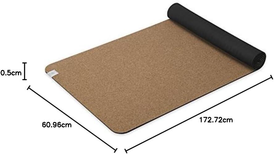 imageGaiam Yoga Mat  Premium 5mm Solid Thick Non Slip Exercise ampamp Fitness Mat for All Types of Yoga Pilates ampamp Floor Workouts 68quot x 24quot x 5mmCork