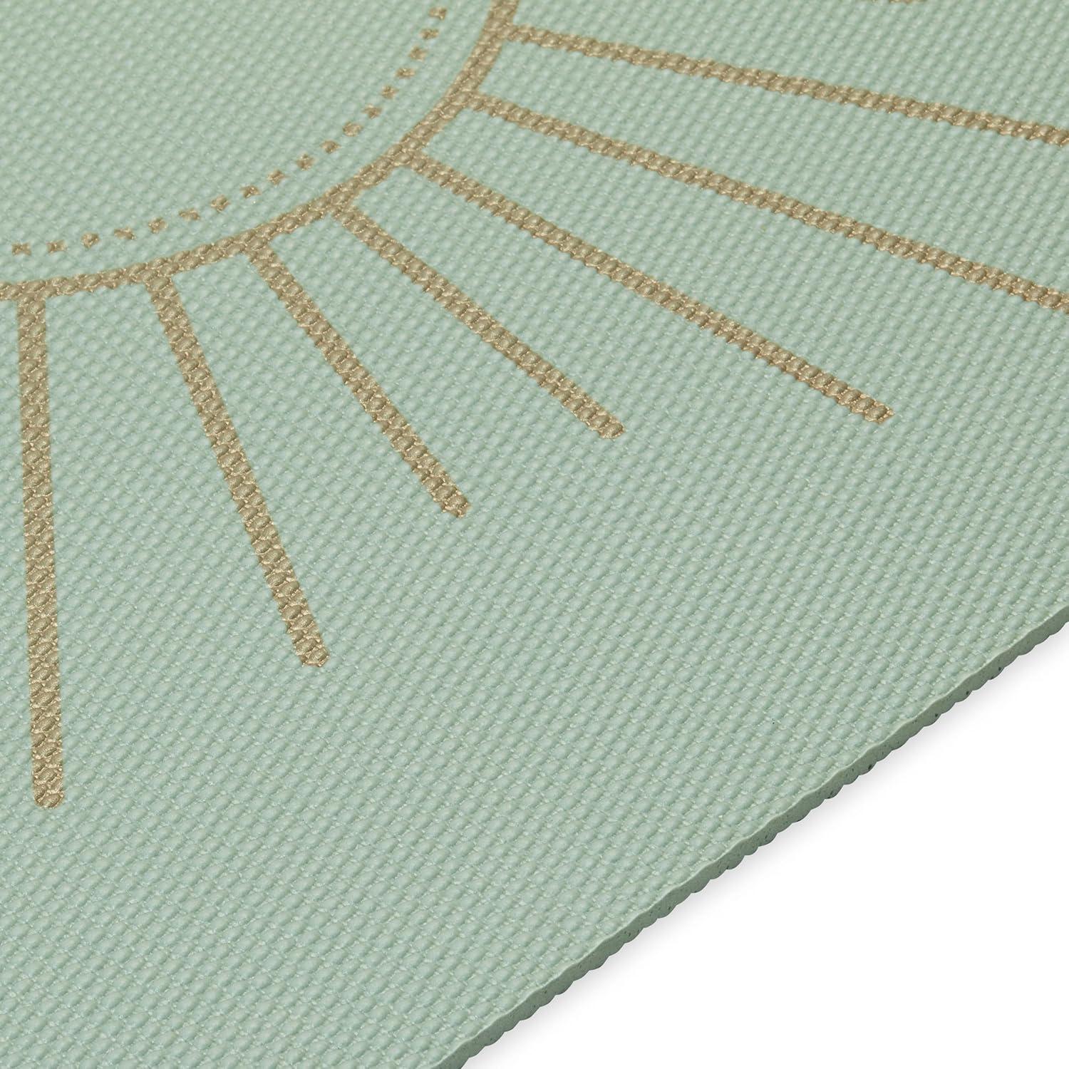imageGaiam Yoga Mat  Premium 6mm Print Extra Thick Non Slip Exercise ampamp Fitness Mat for All Types of Yoga Pilates ampamp Floor Workouts 68quotL x 24quotW x 6mm ThickSupernova SKY