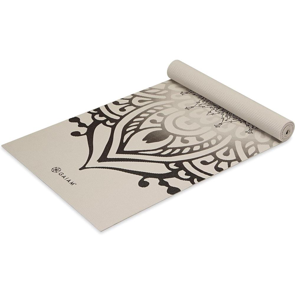 imageGaiam Yoga Mat  Premium 5mm Print Thick Non Slip Exercise ampamp Fitness Mat for All Types of Yoga Pilates ampamp Floor Workouts 68quot x 24quot x 5mmDovetail Sundial