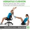 imageGaiam Balance Disc Wobble Cushion Stability Core Trainer for Home or Office Desk Chair ampamp Kids Alternative Classroom Sensory Wiggle SeatBlack