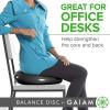 imageGaiam Balance Disc Wobble Cushion Stability Core Trainer for Home or Office Desk Chair ampamp Kids Alternative Classroom Sensory Wiggle SeatBlack