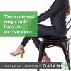 imageGaiam Balance Disc Wobble Cushion Stability Core Trainer for Home or Office Desk Chair ampamp Kids Alternative Classroom Sensory Wiggle SeatBlack Cushion