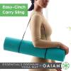 imageGaiam Essentials Premium Yoga Mat with Yoga Mat Carrier Sling 72quotL x 24quotW x 14 Inch ThickBlack
