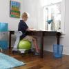imageGaiam Kids Balance Ball Chair  Classic Childrens Stability Ball Chair Alternative School Classroom Flexible Desk Seating for Active Students with Satisfaction Guarantee Green