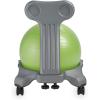 imageGaiam Kids Balance Ball Chair  Classic Childrens Stability Ball Chair Alternative School Classroom Flexible Desk Seating for Active Students with Satisfaction Guarantee Green