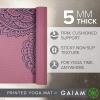 imageGaiam Yoga Mat  Premium 5mm Print Thick Non Slip Exercise ampamp Fitness Mat for All Types of Yoga Pilates ampamp Floor Workouts 68quot x 24quot x 5mmPaisley Tropical