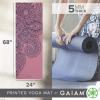 imageGaiam Yoga Mat  Premium 5mm Print Thick Non Slip Exercise ampamp Fitness Mat for All Types of Yoga Pilates ampamp Floor Workouts 68quot x 24quot x 5mmPaisley Tropical