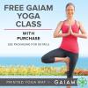 imageGaiam Yoga Mat  Premium 5mm Solid Thick Non Slip Exercise ampamp Fitness Mat for All Types of Yoga Pilates ampamp Floor Workouts 68quot x 24quot x 5mmSagebrush