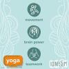 imageKids Yoga Mat  60 x 24 3mm Thick Exercise Mat Fun Prints Ideal for Babies to Children  Non Toxic Latex SensitiveUnicorn Poses