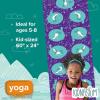 imageKids Yoga Mat  60 x 24 3mm Thick Exercise Mat Fun Prints Ideal for Babies to Children  Non Toxic Latex SensitiveUnicorn Poses