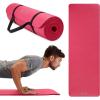 imageGaiam Essentials Thick Yoga Mat Fitness ampamp Exercise Mat with EasyCinch Yoga Mat Carrier Strap 72quotL x 24quotW x 25 Inch ThickPink