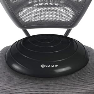 imageGaiam Balance Disc Wobble Cushion Stability Core Trainer for Home or Office Desk Chair ampamp Kids Alternative Classroom Sensory Wiggle SeatBlack