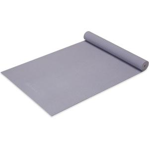 imageGaiam Yoga Mat  Premium 5mm Solid Thick Non Slip Exercise ampamp Fitness Mat for All Types of Yoga Pilates ampamp Floor Workouts 68quot x 24quot x 5mmDeep Thistle