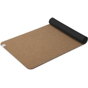 imageGaiam Yoga Mat  Premium 5mm Solid Thick Non Slip Exercise ampamp Fitness Mat for All Types of Yoga Pilates ampamp Floor Workouts 68quot x 24quot x 5mmCork