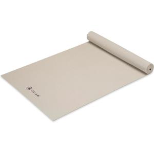 imageGaiam Yoga Mat  Premium 5mm Solid Thick Non Slip Exercise ampamp Fitness Mat for All Types of Yoga Pilates ampamp Floor Workouts 68quot x 24quot x 5mmDovetail