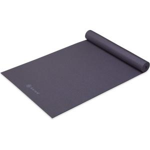 imageGaiam Yoga Mat  Premium 5mm Solid Thick Non Slip Exercise ampamp Fitness Mat for All Types of Yoga Pilates ampamp Floor Workouts 68quot x 24quot x 5mmHeron
