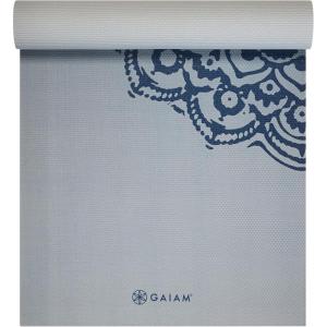 imageGaiam Yoga Mat  Premium 6mm Print Extra Thick Non Slip Exercise ampamp Fitness Mat for All Types of Yoga Pilates ampamp Floor Workouts 68quotL x 24quotW x 6mm ThickIndigo Fade