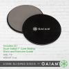 imageGaiam Core Sliding Discs  Dual Sided Workout Sliders for Carpet ampamp Hardwood Floor  Home Ab Pads Exercise Equipment Fitness Sliders for Women and Men GreyBlack1 EA