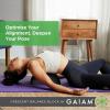 imageGaiam CrescentShaped Yoga Balance Block  Ergonomic Design to Help with Flexibility and Stability Durable Foam Helps Deepen Stretches  12 in x 6 in x 4 in  Black