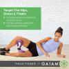 imageGaiam Thigh Toner  Versatile Workout Equipment Exerciser for Toning Hips Thighs and Glutes  Durable Lightweight and Portable with Padded Handles