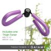 imageGaiam Thigh Toner  Versatile Workout Equipment Exerciser for Toning Hips Thighs and Glutes  Durable Lightweight and Portable with Padded Handles