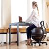 imageGaiam Ultimate Balance Ball Chair Standard or Swivel Base Option  Premium Exercise Stability Yoga Ball Ergonomic Chair for Home and Office Desk  52cm AntiBurst Ball Air Pump Exercise GuideSwivel Base Black