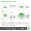 imageGaiam Ultimate Balance Ball Chair Standard or Swivel Base Option  Premium Exercise Stability Yoga Ball Ergonomic Chair for Home and Office Desk  52cm AntiBurst Ball Air Pump Exercise GuideStandard Base Black