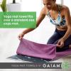 imageGaiam Yoga Mat Towel Microfiber MatSized Yoga Towel for Hot YogaFolkstone Grey