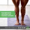 imageGaiam Yoga Mat Towel Microfiber MatSized Yoga Towel for Hot YogaHeron Lilac