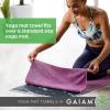 imageGaiam Yoga Mat Towel Microfiber MatSized Yoga Towel for Hot YogaHeron Lilac